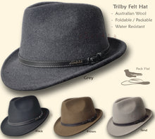 Load image into Gallery viewer, 【oZtrALa】 Trilby Wool Felt Hat - HW03